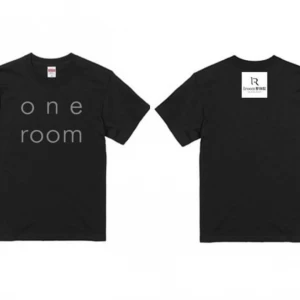 1room整体院オリジナルTシャツ【ブラック】